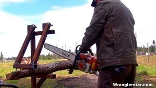 A Better Way To Cut Firewood Wranglerstar