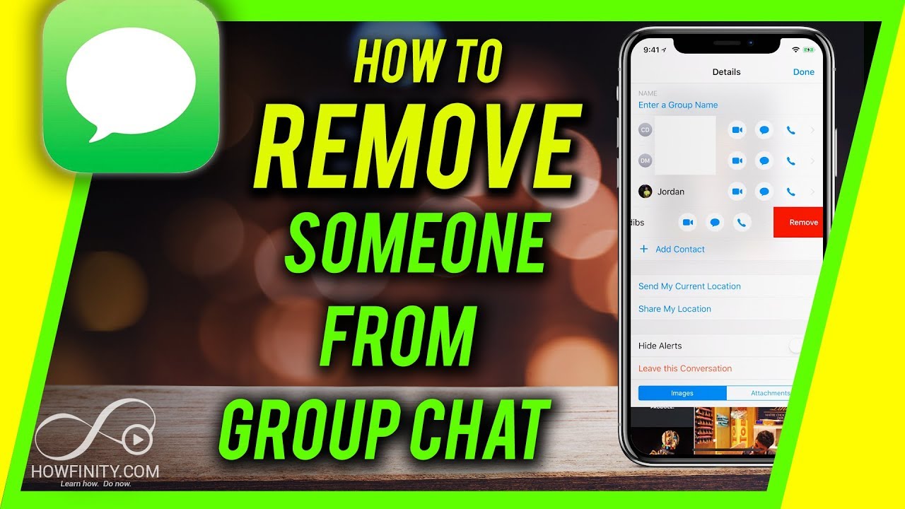 How To Remove Someone From Group Chat On Iphone - 