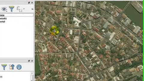 Inserção de rota do gps essentials no Qgis
