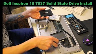 Dell Inspiron 15 7537 SSD Upgrade [how to] - YouTube