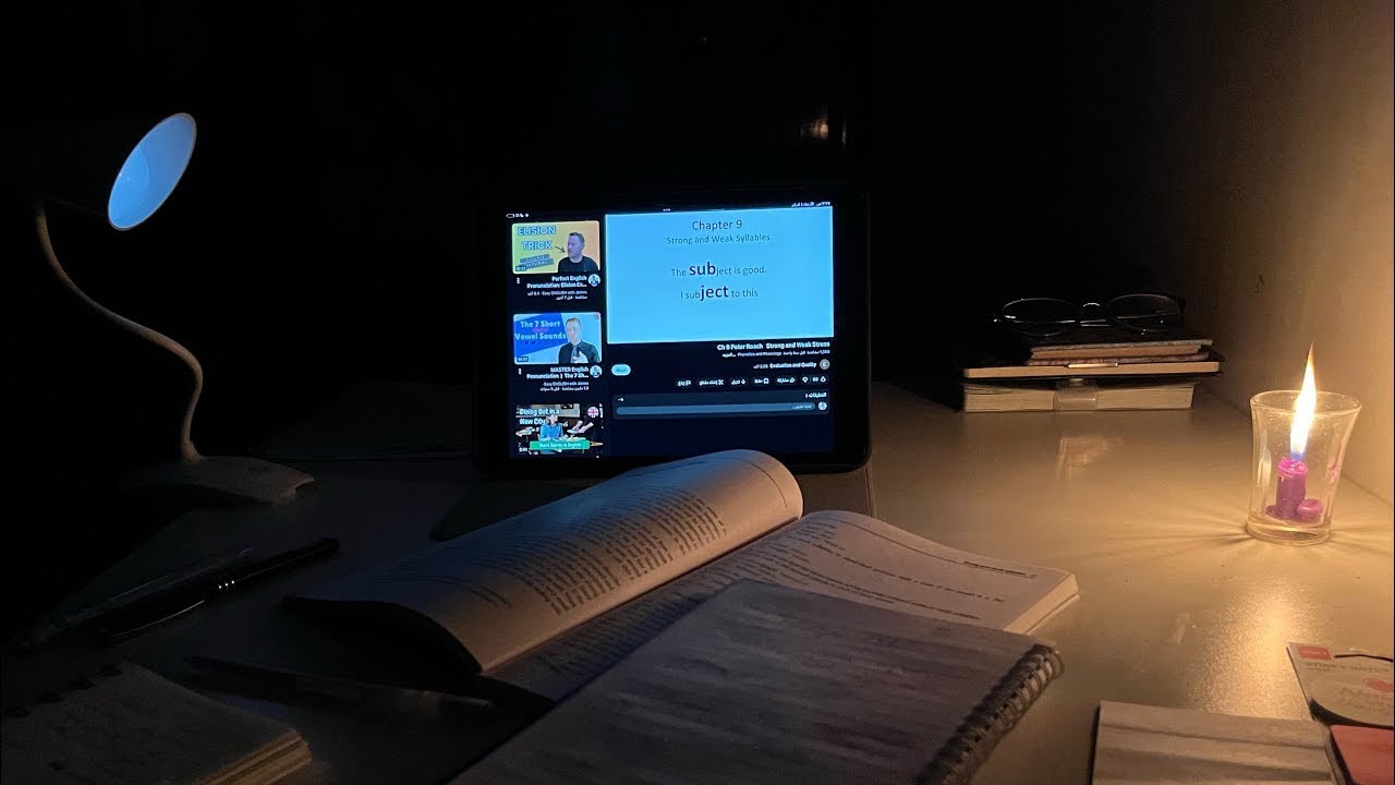    ادرس معي حتى تنطفئ الشمعة 🕯️📚 Study with me | Study session