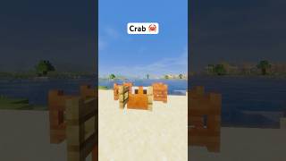 Crab Tutorial in Minecraft #shorts