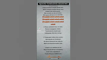 NJOONI TUMFANYIE SHANGWE Bernard Mukasa 