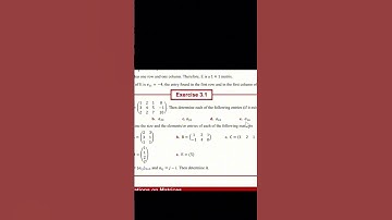 Mathematics about Matrix #smartphone #tutorial