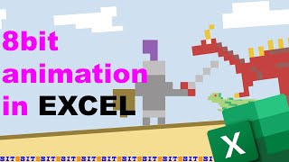 8bit ANIMATION created in EXCEL