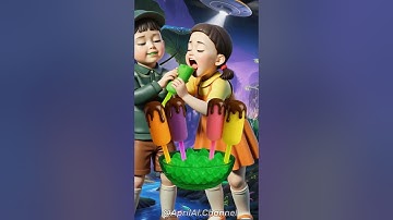 Squid Game AI Korean Ice Cream ASMR #squidgame #squidgame2 #ai #asmr