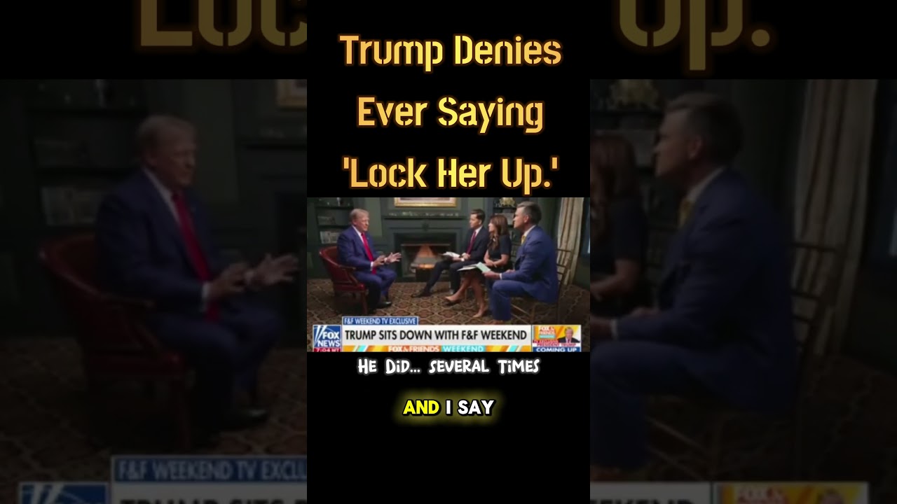 Trump Denies Ever Saying ‘Lock Her Up.’ He Did… Several Times 
