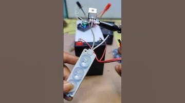 this is a led light touch switch #bestdesign #simple #project #touch #led #light #unique #battery