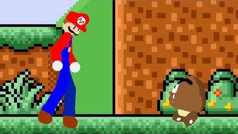This is totally Super Mario bros! Maybe.... | Sticknodes Animation