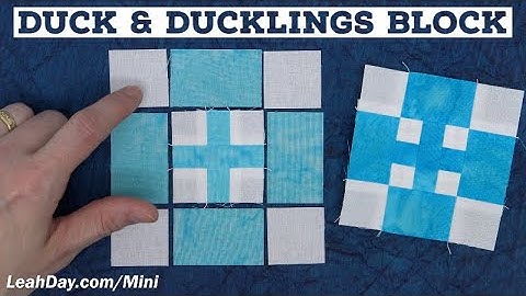 Make a Duck and Ducklings Block - Mini Block Monday #30 - LAST ONE!
