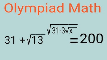 Solving complex radical exponential equation step by step tutorial|Olympiad math problem