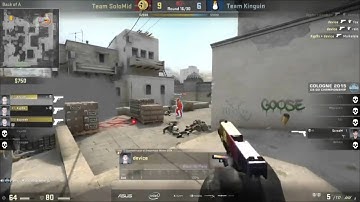 ESL One Cologne 2015: device vs Kinguin @ dust2