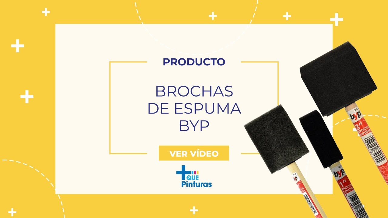 Brochas de Espuma para un acabo perfecto | BYP