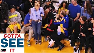 GOTTA SEE IT: Fan Gets Ejected For Shoving Kyle Lowry In Game 3 Of NBA Finals
