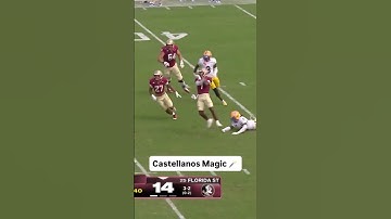 This throw is incredible 🤩 #floridastateseminoles #accfootball #collegefootball