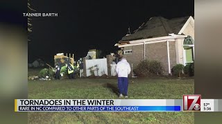 Brunswick County serves as reminder - Feb. tornadoes very rare, but do happen in NC