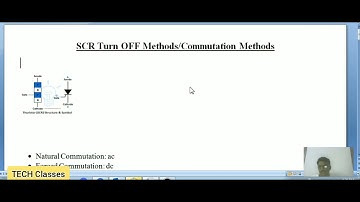 Turn OFF methods of SCR