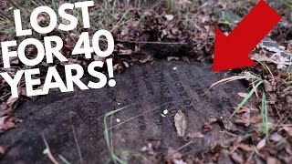 THIS CEMETERY WAS LOST FOR 40 YEARS! WE FOUND IT! BAUGH CEMETERY BAUGHVILLE GEORGIA