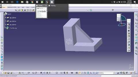 Catia V5 - Part Design Stiffner