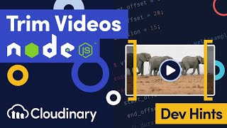 trimming videos in node.js with cloudinary - dev hints