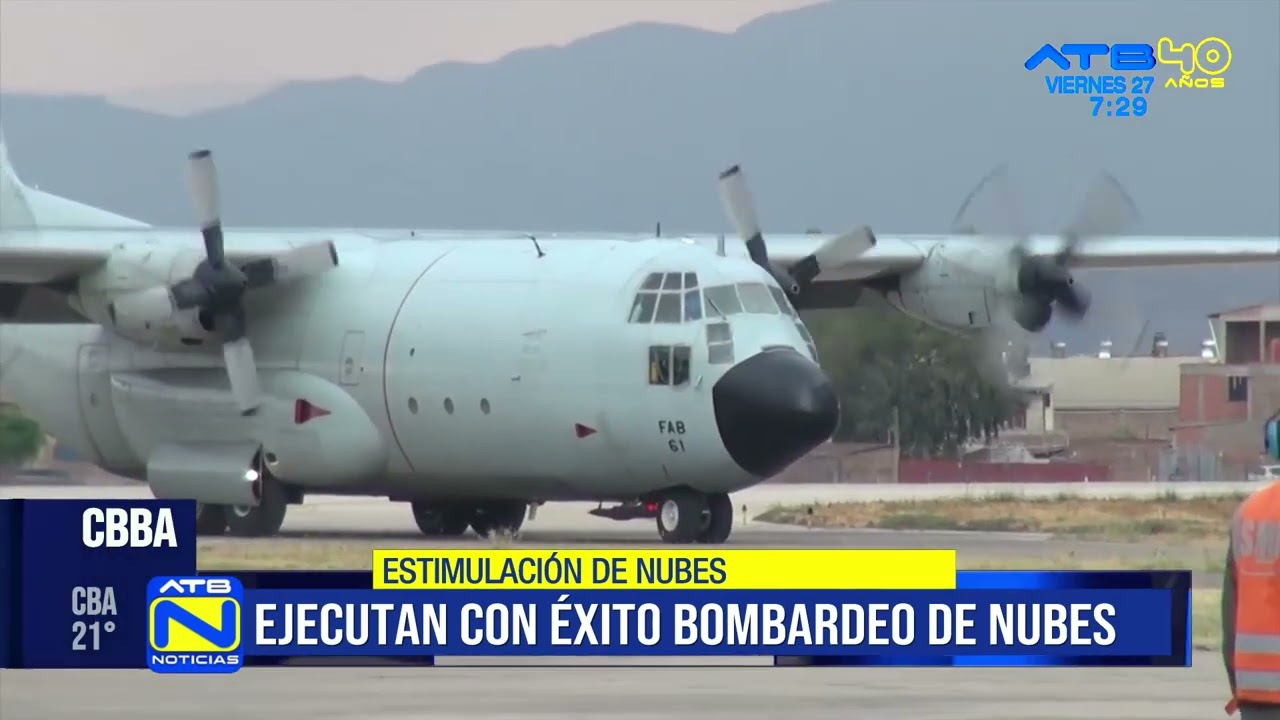 Bombardeo de nubes en el Cono Sur busca mitigar la sequía