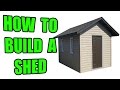 How to Build a Shed (On a Concrete Pad)