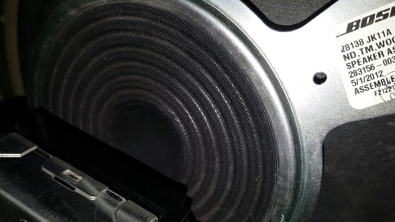 Bose 10-inch Inverted Subwoofer 28138 JK11A with amplifier for Infiniti QX3