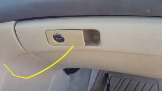 2006 Honda Accord stuck glove box cheap fix