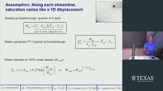 32. Reservoir Waterflooding (Balhoff): Areal Displacement example