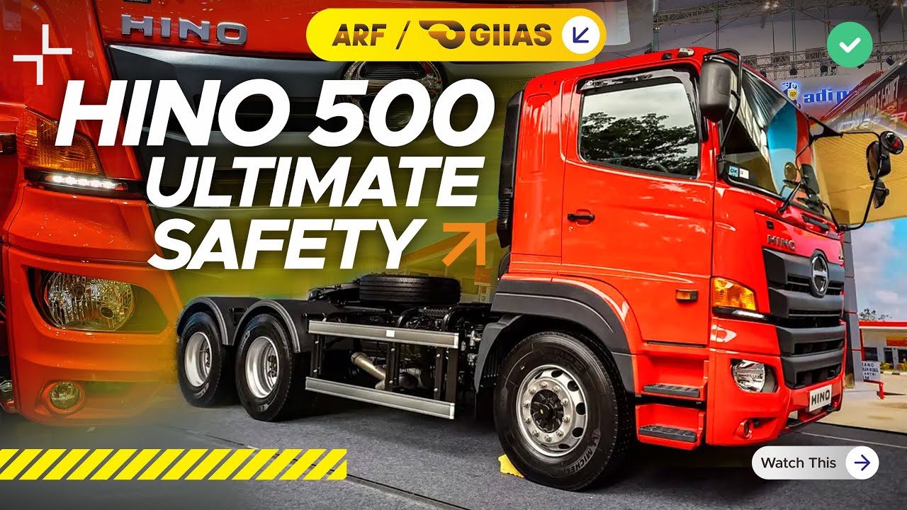 Fitur Baru Pada HINO 500 ULTIMATE SAFETY - Truk Canggih Pengangkut Bahan Berbahaya