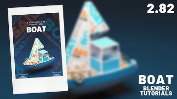 Boat | Blender 2.8 New Tutorials | process and modelling video