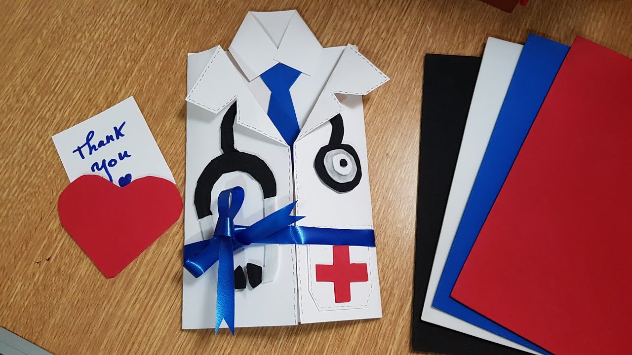 Thank You card for Doctors / Nurses /Corona Fighters / How to make Thank you card DIY - SUPER EASY!!