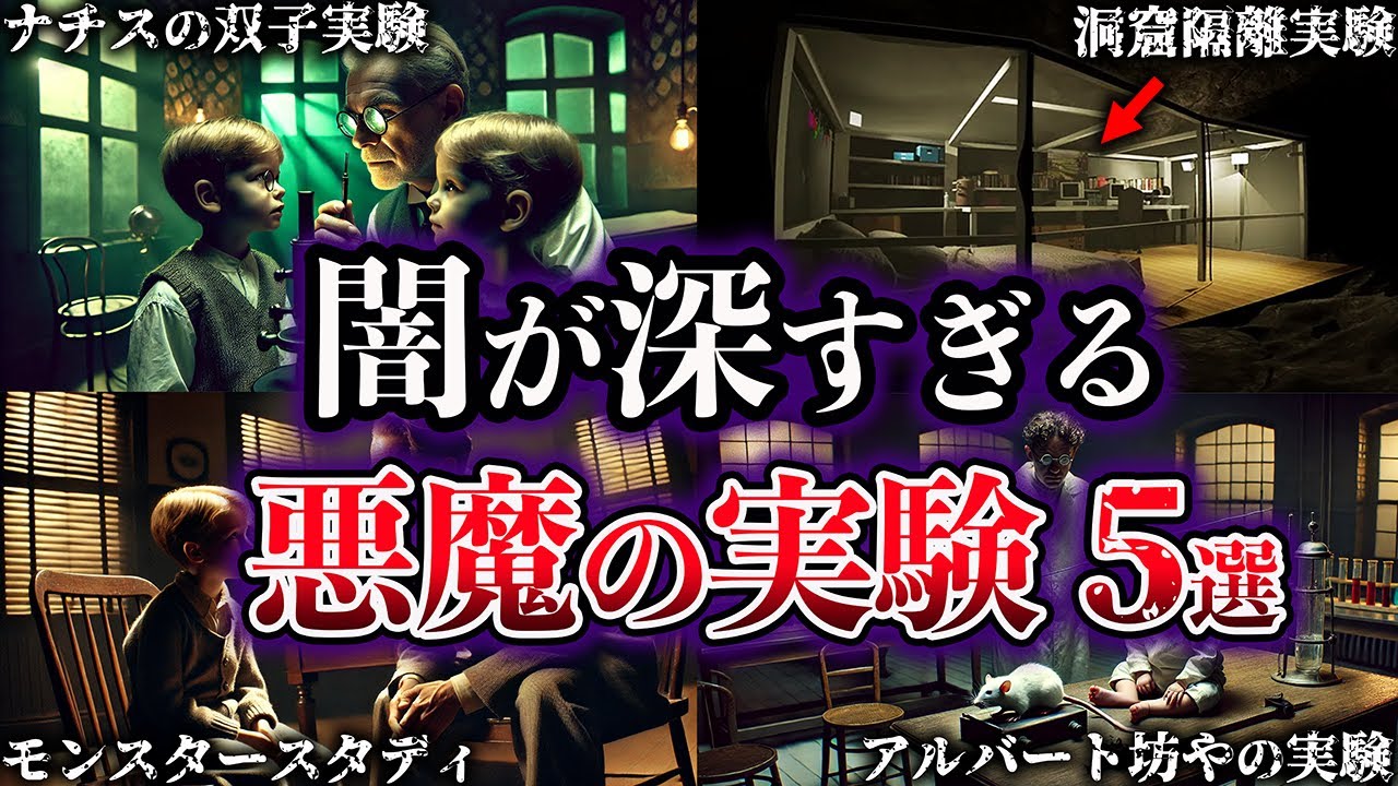 【ゆっくり解説】人類が手を出してはいけなかった悪魔の実験５選【Part2】