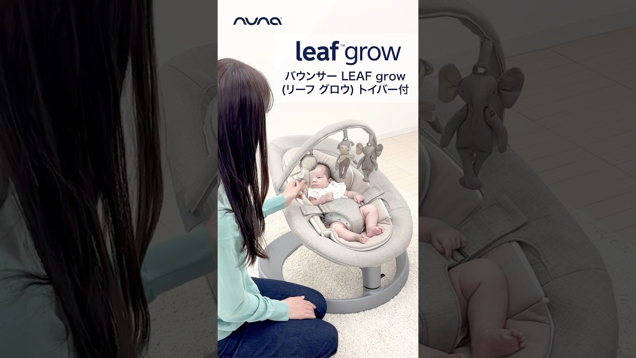 nuna バウンサー LEAF grow トイバー付(リーフ グロウ)のシートの 