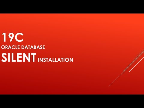 Oracle 19c Silent Installation on Windows Server19