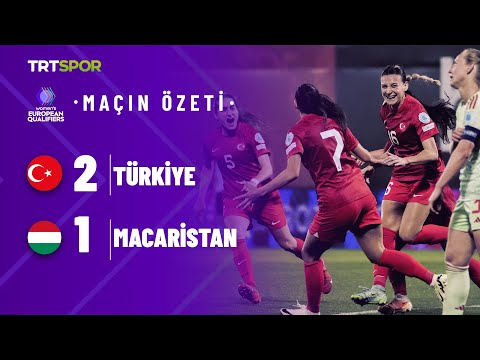 2025 Kadınlar Avrupa Şampiyonası Elemeleri | Türkiye 2-1 Macaristan (Özet)