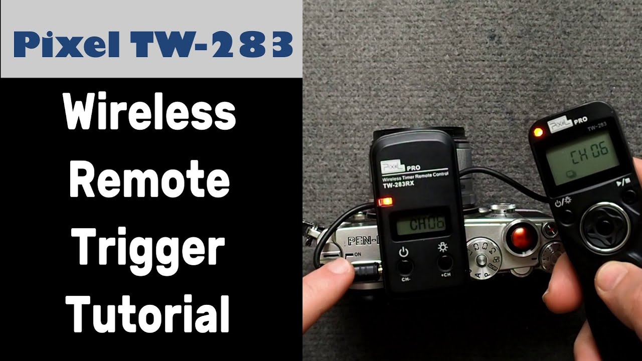 How to set up and use the Pixel TW-283 Wireless DSLR Shutter