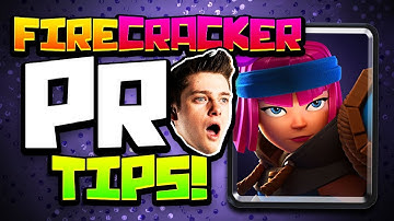 HOW TO USE FIRECRACKER PRO TIPS - Clash Royale