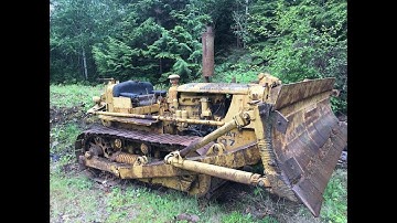 1951 Caterpillar D7 pony start cable blade.