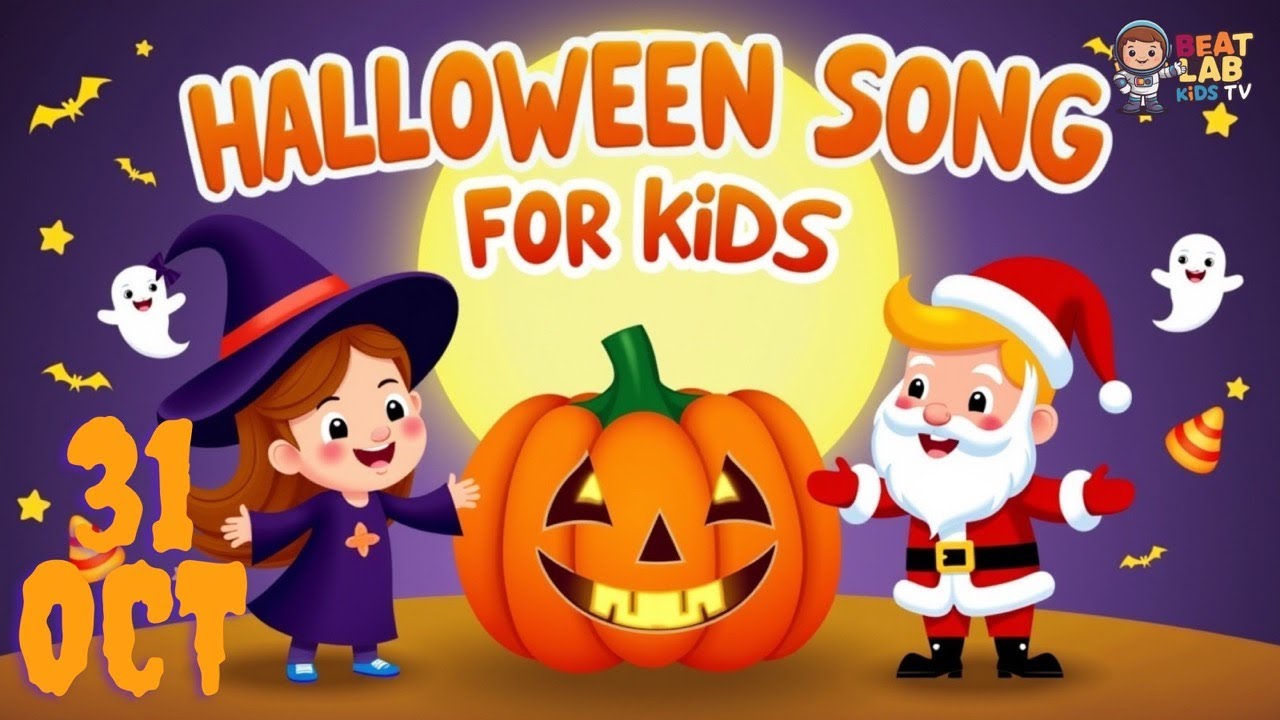🎃 Halloween Song for Kids | Fun & Spooky Trick or Treat Nursery Rhyme ...