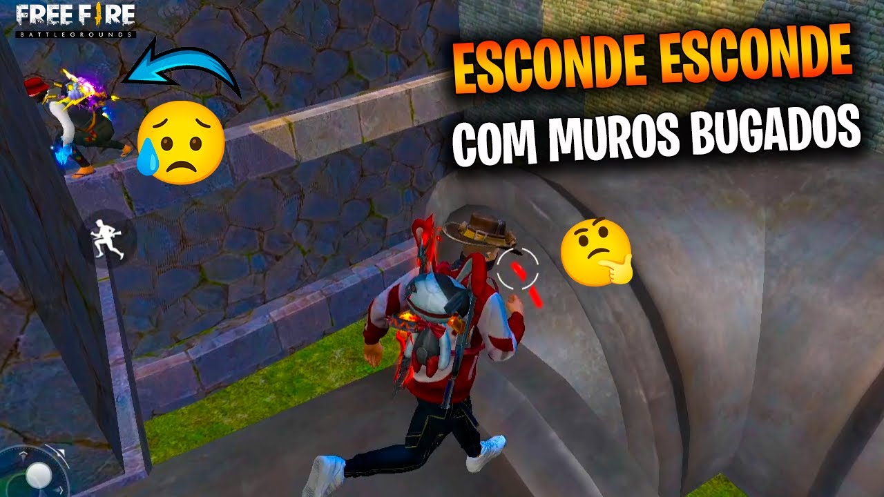 ESCONDE ESCONDE MAIS ABSURDO COM PASSAGENS IMPOSSIVEIS NO FREE FIRE #freefire #ff