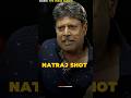 Kapil Dev played his best best natraj shot #cricket #indiancricketer #kapildev #podcast