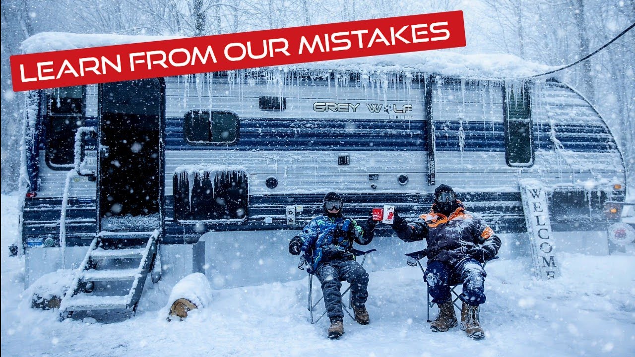 Учимся на наших ошибках: жизнь в кемпере во время сильных морозов