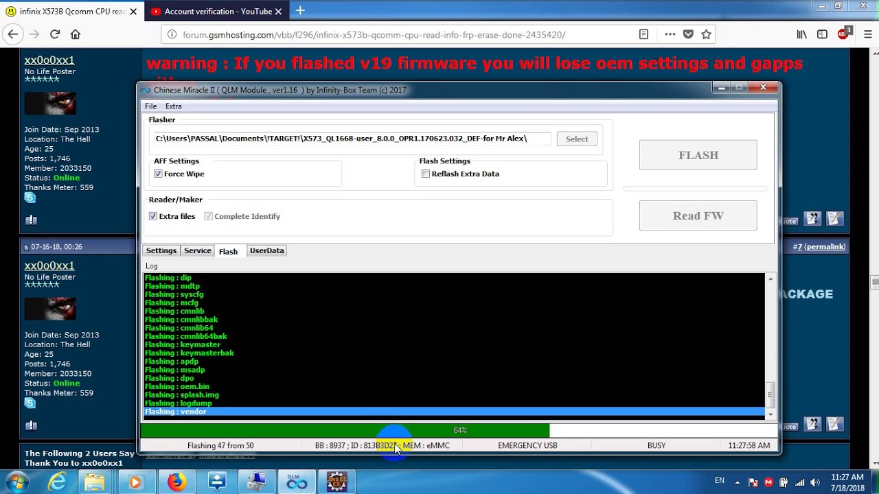 infinix x573 flashing using infinty cm2 .. fix missing apps ,imei fix ...