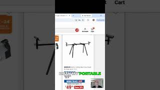 $50 Miter Saw Stand? #woodworking #tools #diy