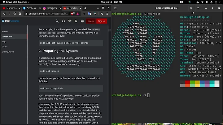 How to install wifi driver in linux | pop os | ubuntu.