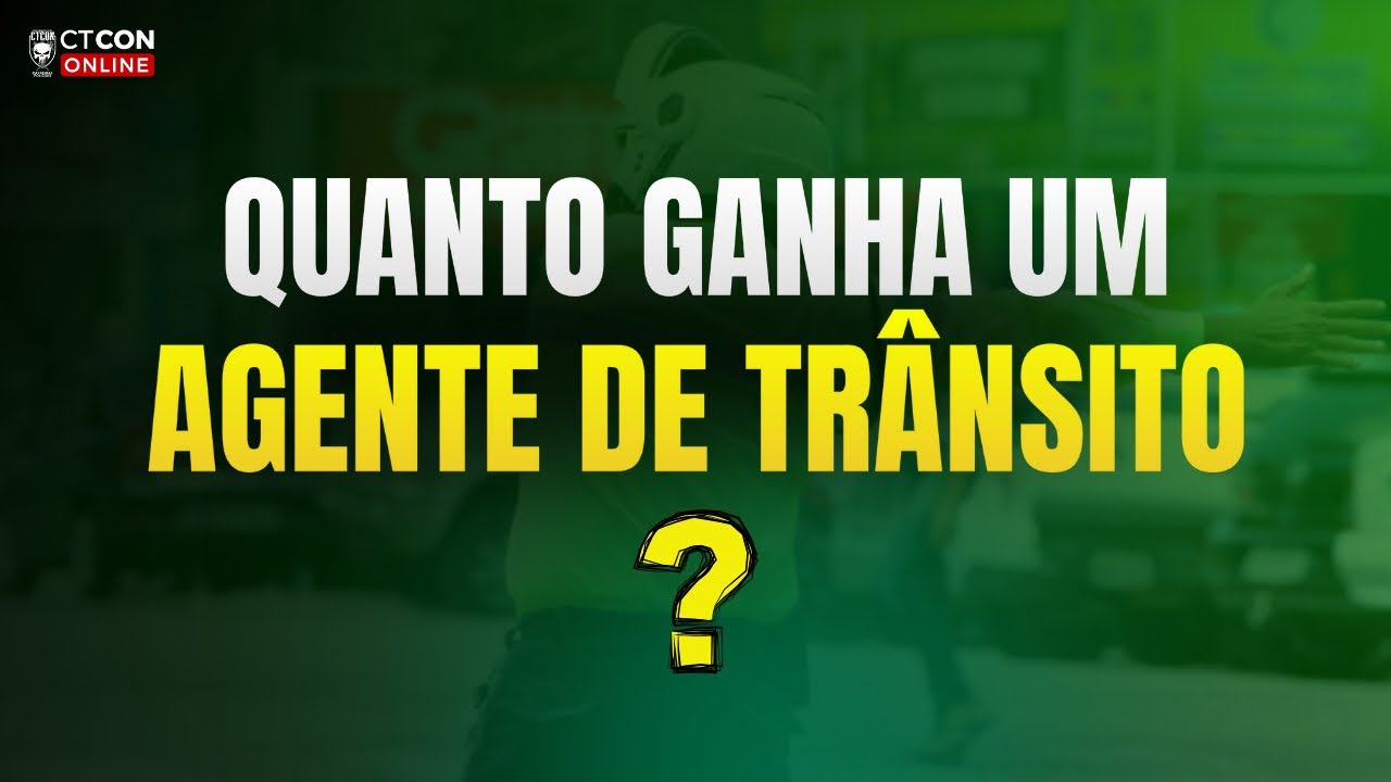 QUANTO GANHA UM AGENTE DE TRÂNSITO DE EUSÉBIO? - YouTube