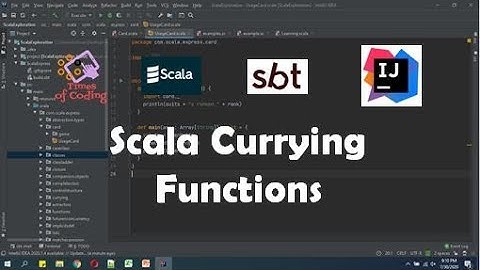 TOC - SCALA Express | 19 Scala Currying