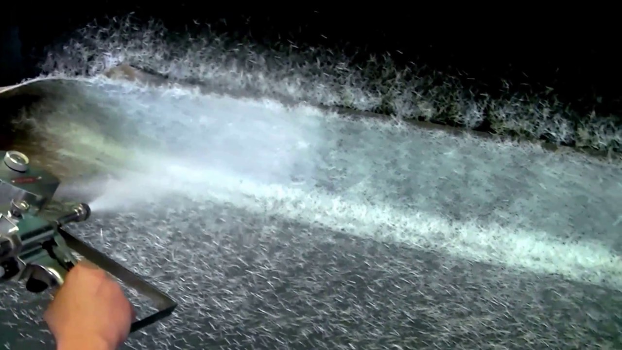 Gel coat and fibre spraying Zooom YouTube