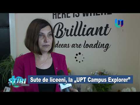 Sute de liceeni, la „UPT Campus Explorer”